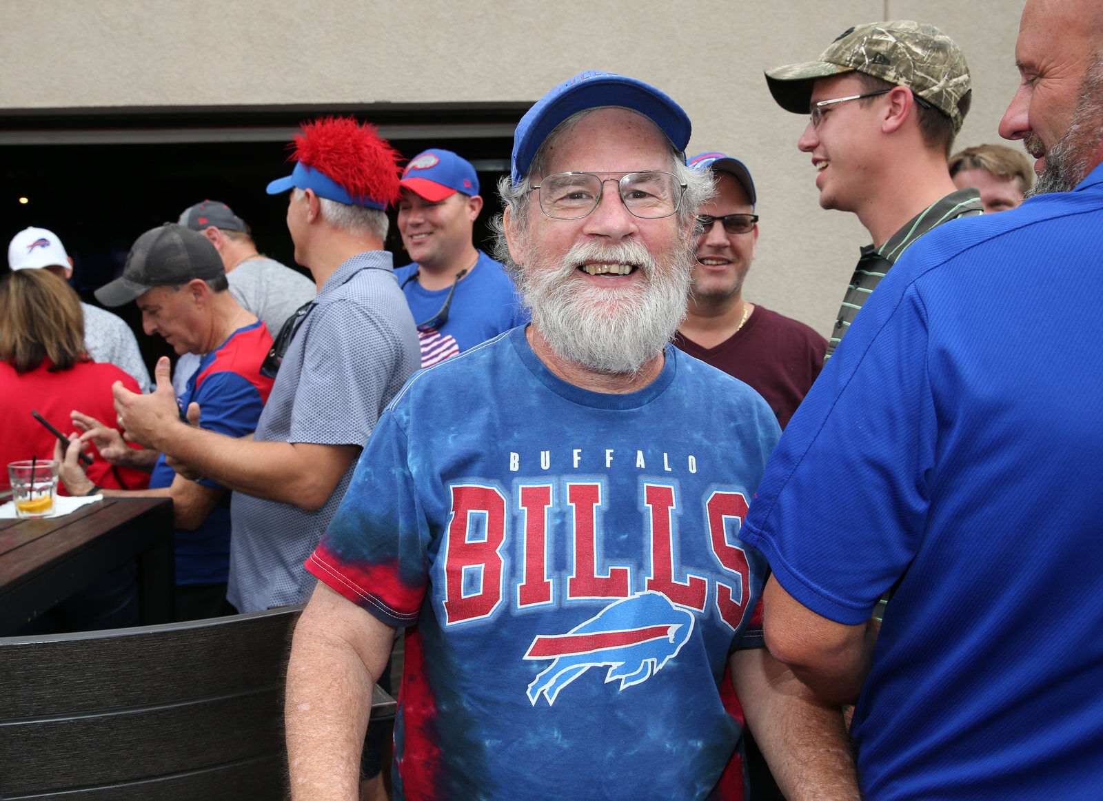 Buffalo Bills backers took over the the Taps on Main Bar